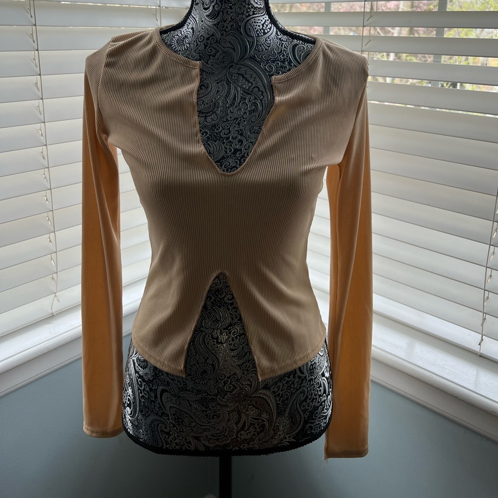 Longe sleeve V neck Shirt